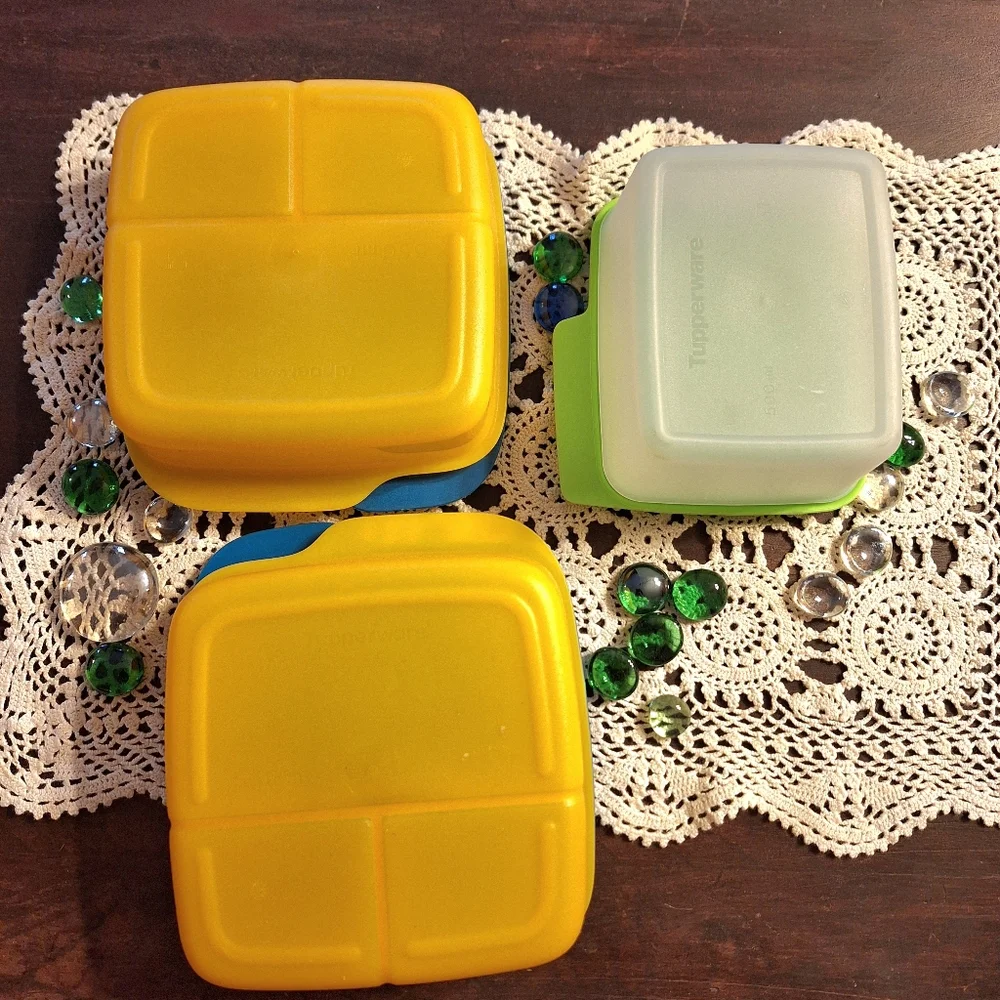 Tupperware Colorful Lunch & Snack Sets (3)